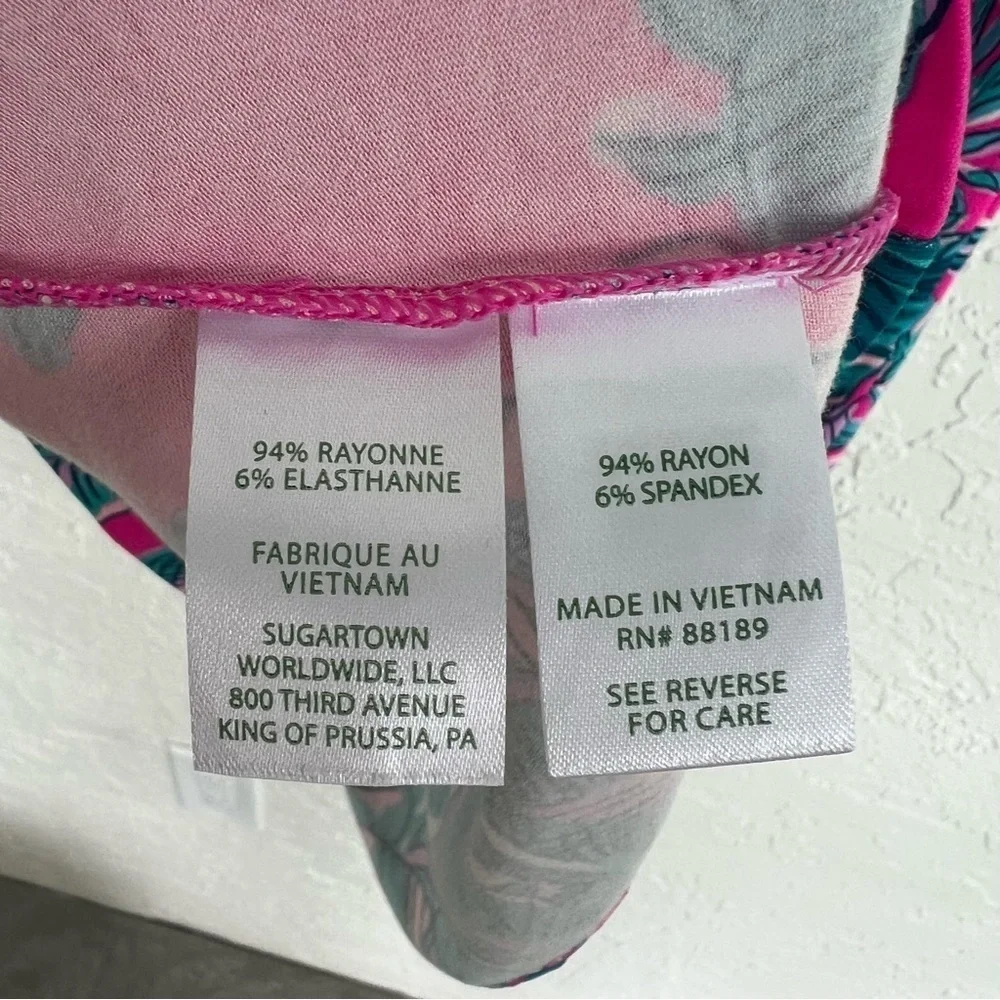 Lilly Pulitzer Ophelia Swing Dress Mandevilla Pink Talk Story to Me Small - Picture 5 of 9